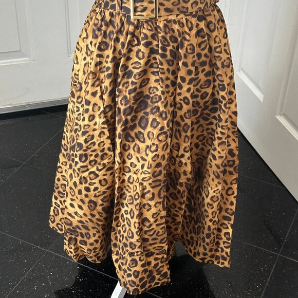 Jones New York Signature Animal Print Midi Skirt – Classic & Timeless, Size 6 - Picture 2 of 13